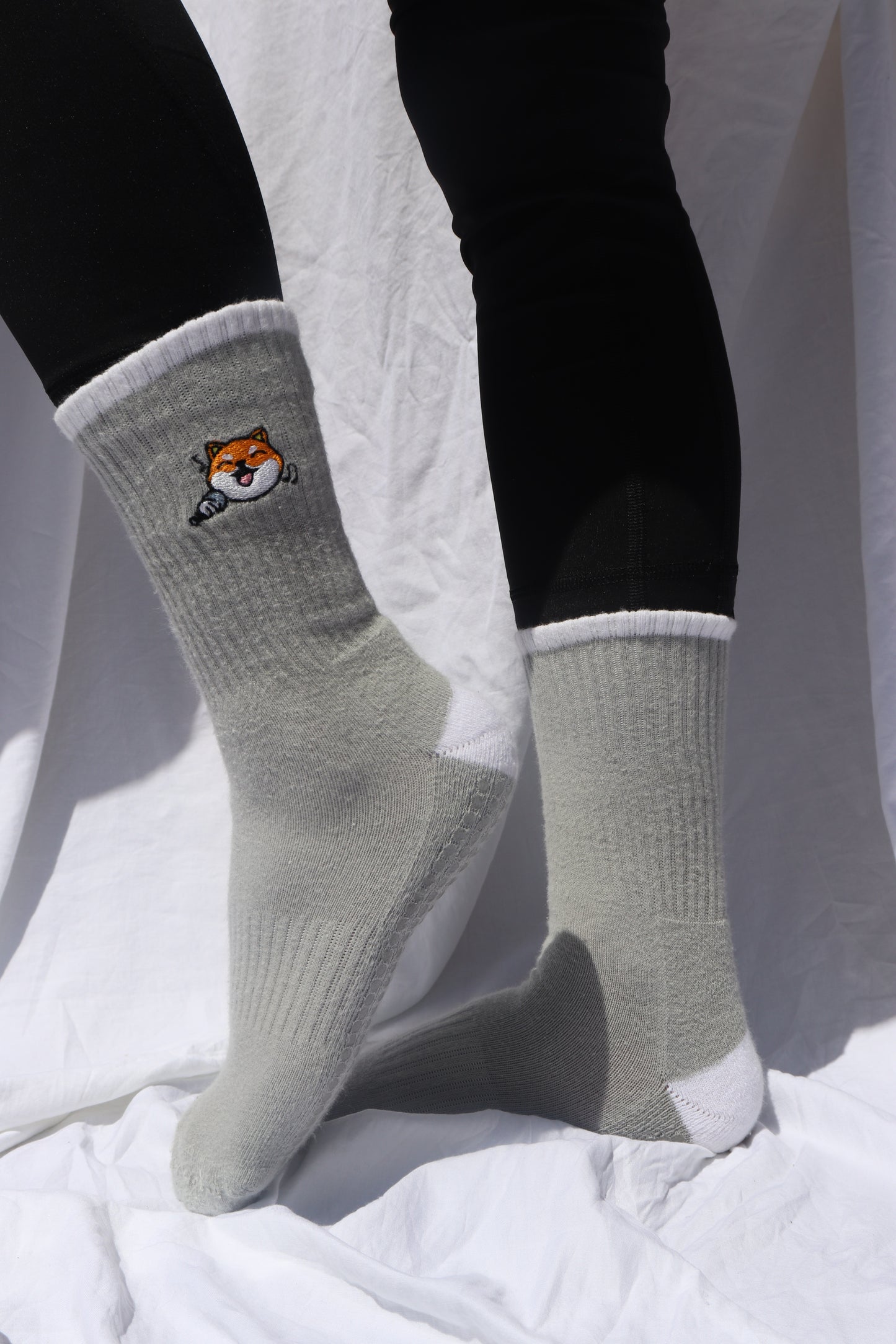 Shiba Karaoke Pilates Grip Socks